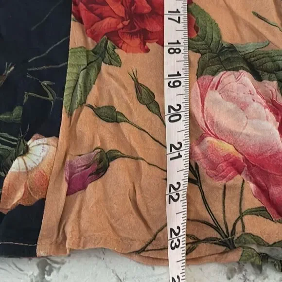 Farm Rio x Anthropologie tassel tie floral top kimono shirt XS - Picture 9 of 9